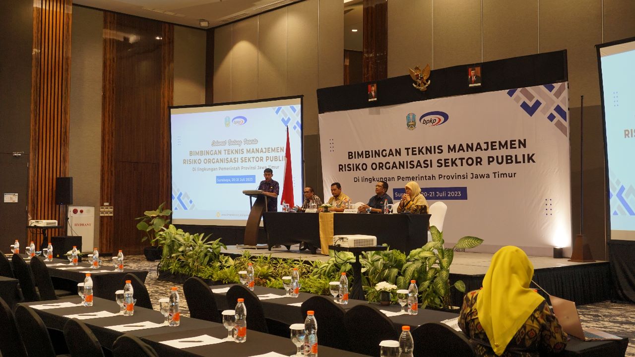 Bimbingan Teknis Manajemen Risiko Organisasi Sektor Publik di lingkungan Provinsi Jawa Timur