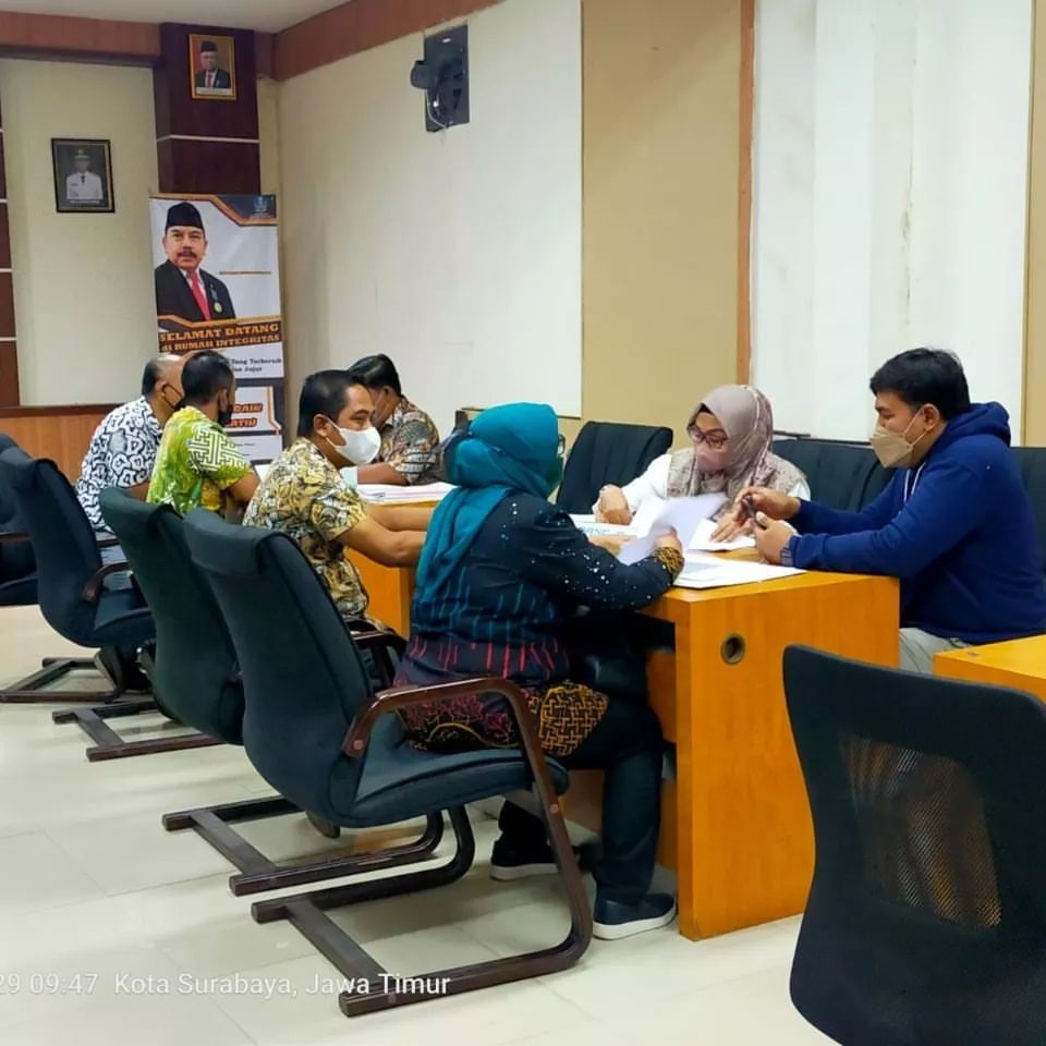 <p>Pembahasan Tindak Lanjut Hasil Pemeriksaan Inspektorat Provinsi Jatim (28 - 29 Maret 2022)</p>