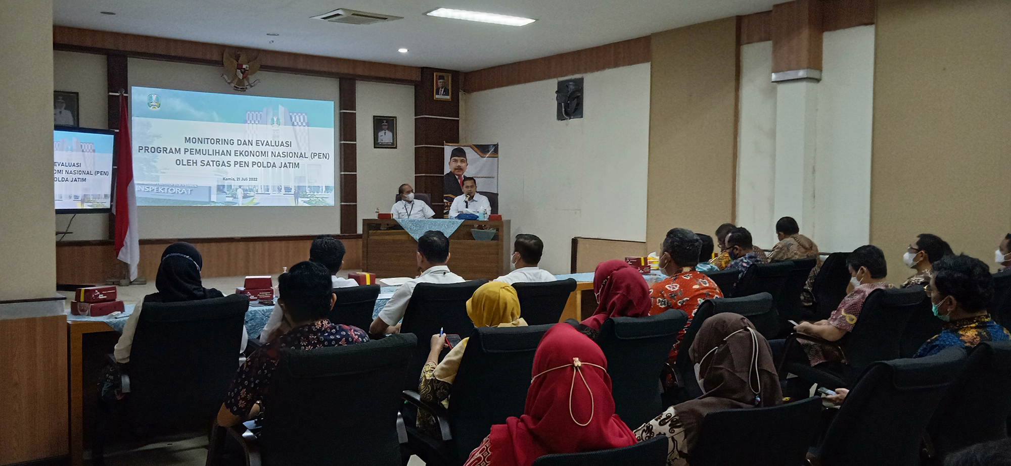 Monitoring dan Evaluasi Program Pemulihan Ekonomi Nasional Oleh Satgas PEN Polda Jatim