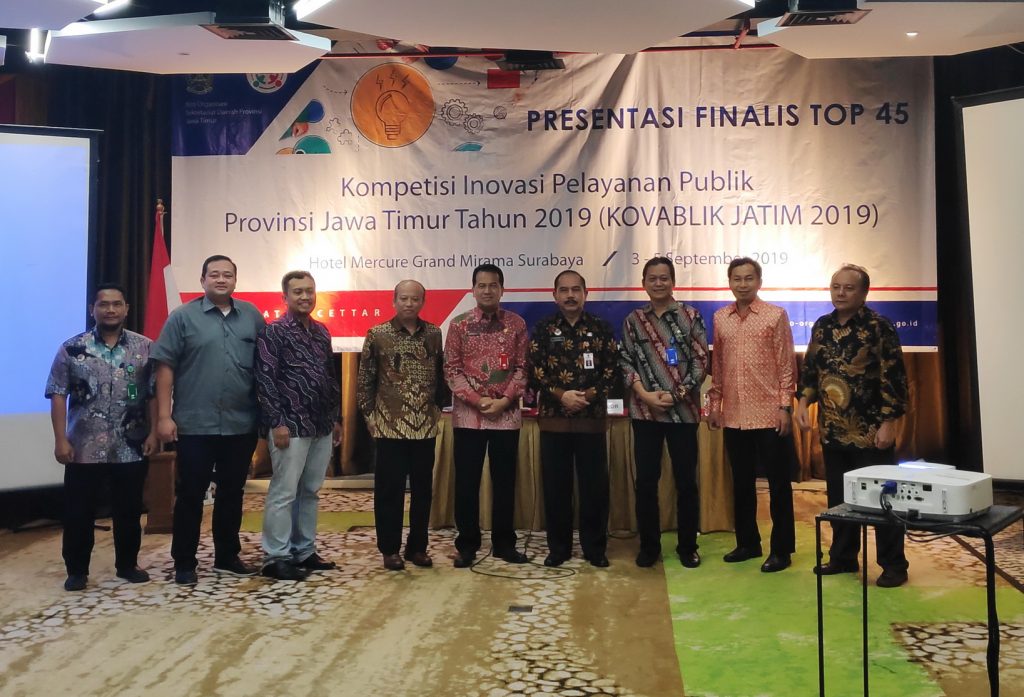 Kompetisi Inovasi Pelayanan Publik Jawa Timur (KOVABLIK) Tahun 2019