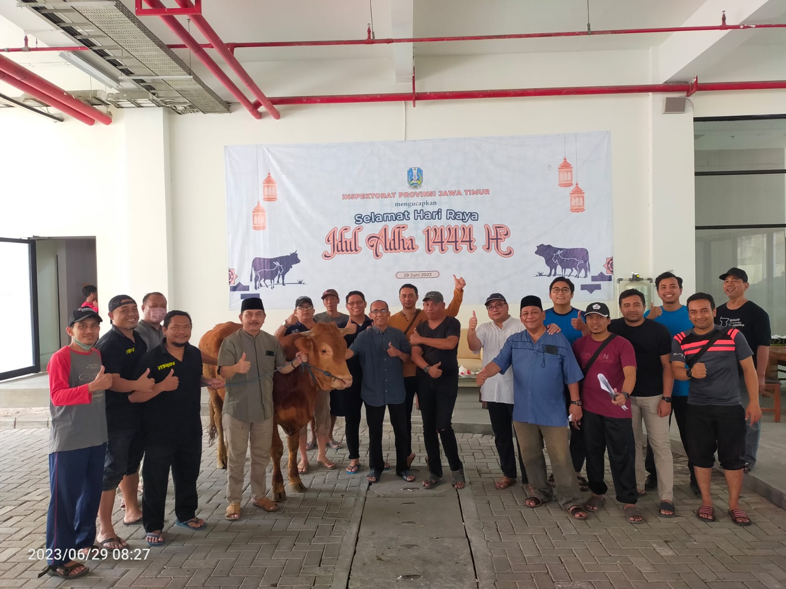 Pelaksanaan Idul Adha 1444 H di  Inspektorat Provinsi Jawa Timur