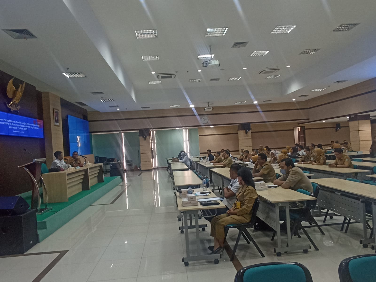 Pemantauan Tindak Lanjut Rekomendasi Hasil Pemeriksaan BPK RI dan Penyelesaian Ganti Rugi Daerah Semester I Tahun 2023