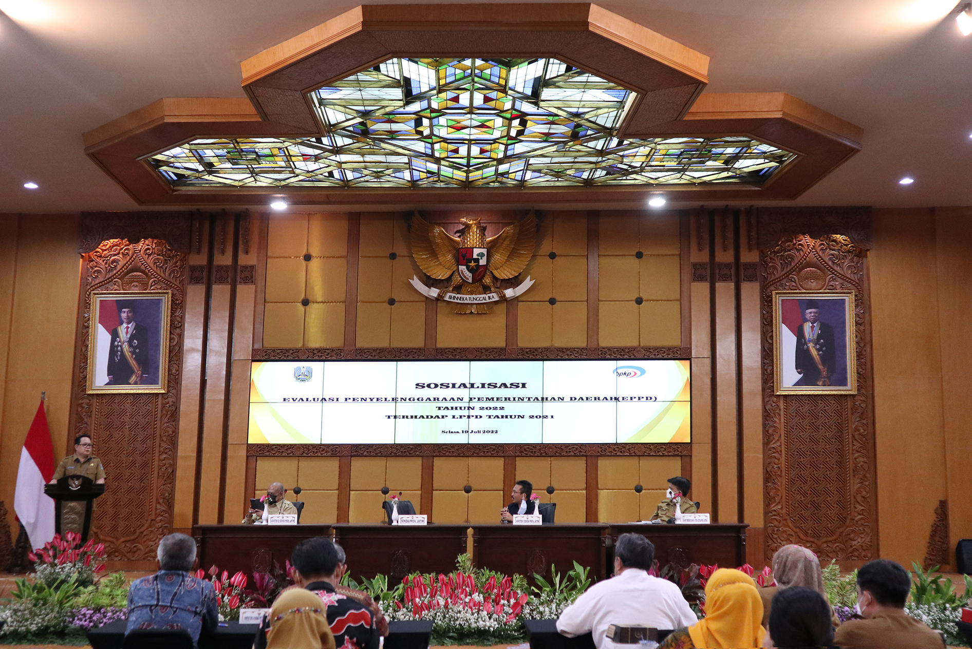 Sosialisasi Evaluasi Penyelenggaraan Pemerintahan Daerah (EPPD) Tahun 2022 terhadap LPPD Tahun 2021