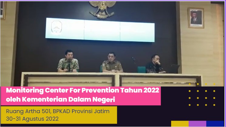 Monitoring dan Evalusi terhadap Capaian Monitoring Center For Prevention (MCP) 2022